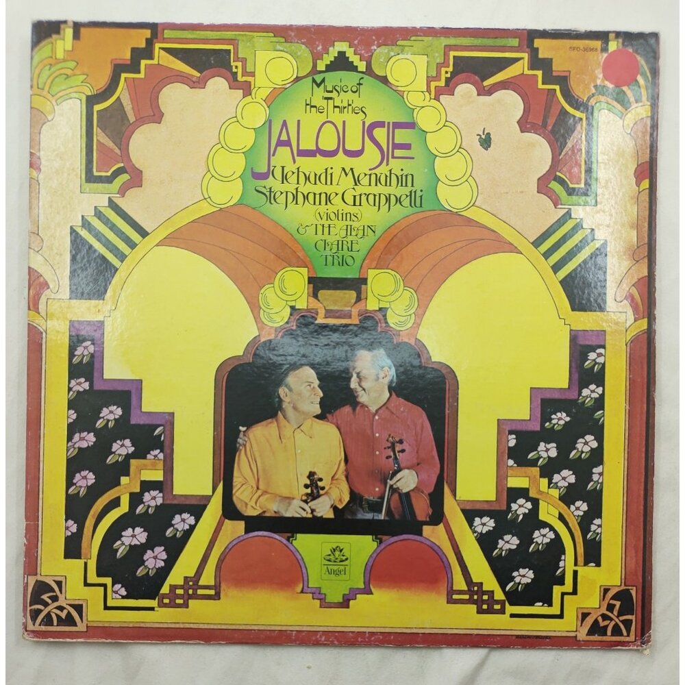 Menuhin & Grappelli Jalousie Music of the Thirties LP Angel SFO-1-36968 Stereo